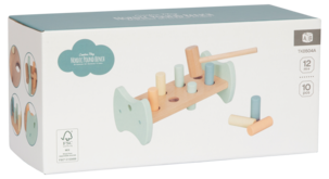 Bankebrett i tre, 10 deler, for barn fra 12 måneder