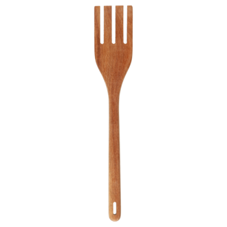 Stekegaffel i akasietre, 33 cm