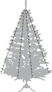 Northlight juletrebelysning