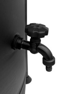 Vattentunna med kran, hopfällbar, 225 liter