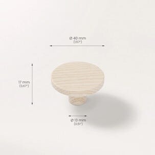 Prettypegs møbelknott Lilian 40 mm 2-pakning