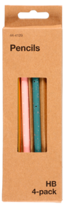 Blyertspennor 4-pack