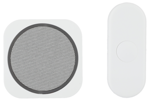 Langaton ovikello, jossa painonappi, plug in, 230 V