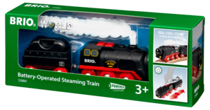 Brio Paristokäyttöinen höyryjuna 33884, yli 3-vuotiaille