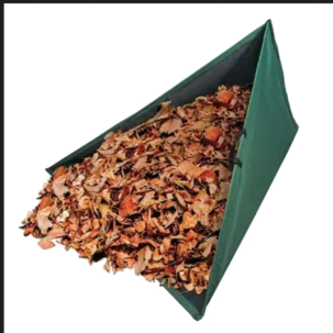 Kolmikulmainen lehtisäkki, kahvat, kokoontaitettava, 84 x 130 cm