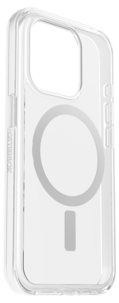 Mobildeksel for iPhone 15 Pro, Otterbox Symmetry Clear MagSafe