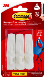 Command Value Pack självhäftande krokar universal, small