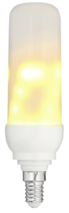 Liekkilamppu LED E14