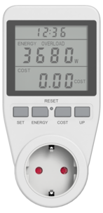 Strømmåler til stikkontakter