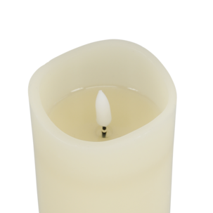 LED-kynttilä vahakynttilä, paristo, kaukosäädin, 3 kpl, Pure Living Nordic