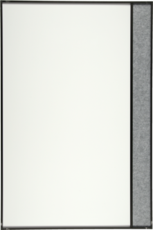 Whiteboard med anslagstavla 60x90 cm