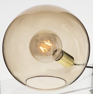 Northlight Globe Smoky bordlampe