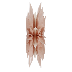 Adventsstjärna veckat papper rosa 60 cm Northlight