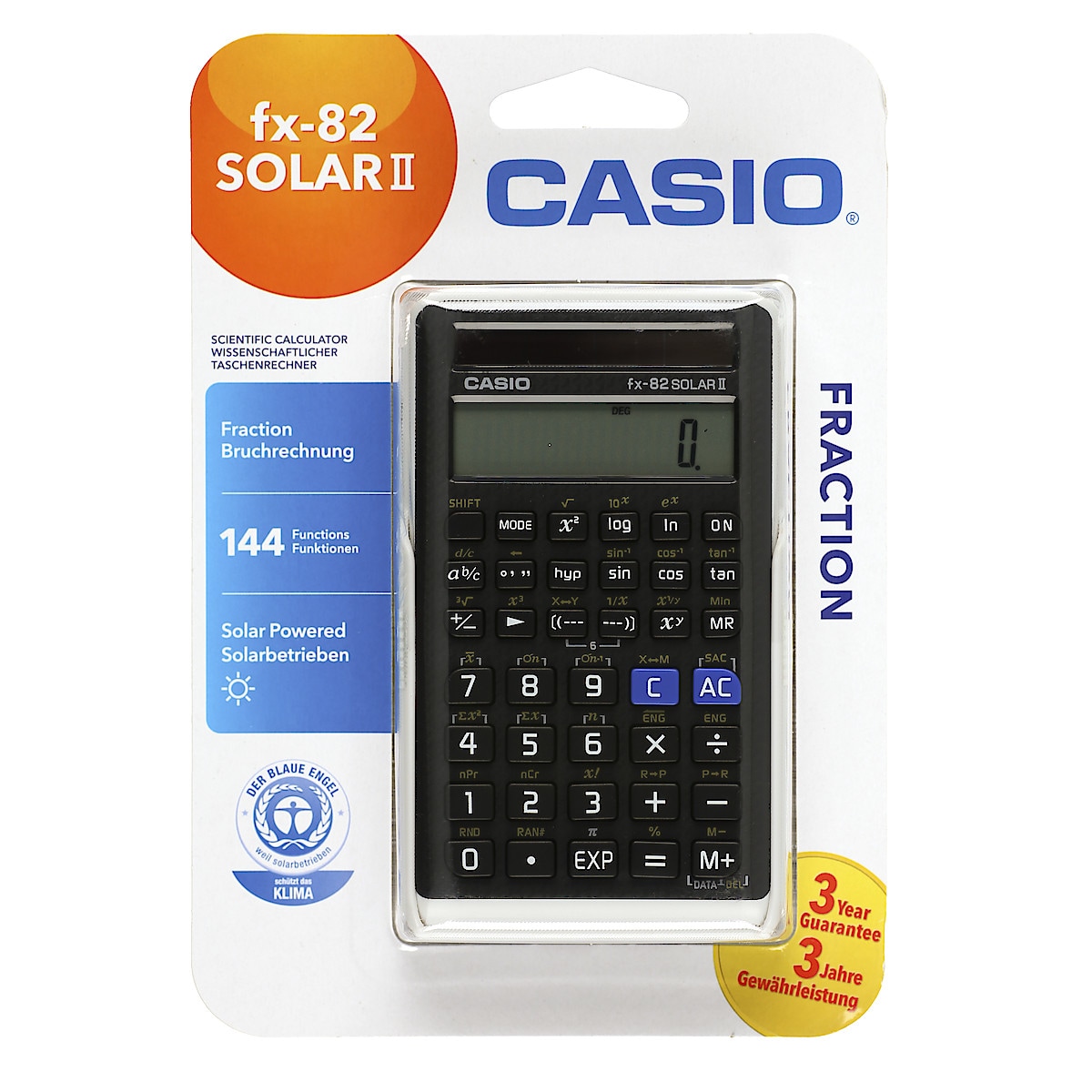 CASIO FX-82 SOLAR II kalkulator