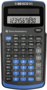 Texas Instruments TI-30 ECO RS kalkulator, solcelle