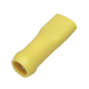 Kabelsko 6 mm gul helisolert hunn, 10-pakning