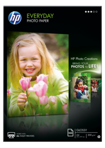 Fotopapper A4 HP Everyday photo paper, Glossy