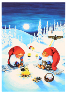 Julekort enkle, 10-pk