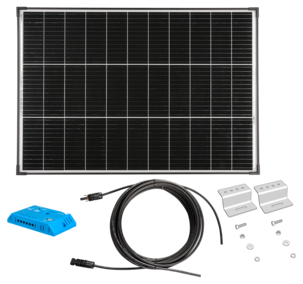 Solcellepanel med tilbehør, 120 W
