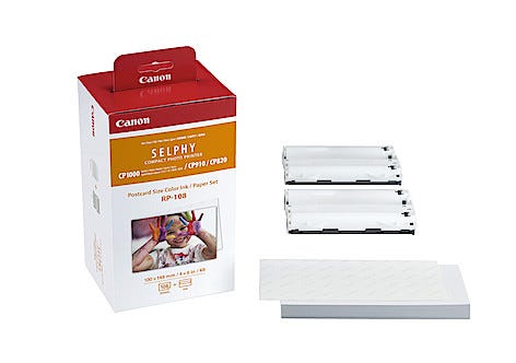 Canon RP-108 Selphy, fotopapir 10 x 15 cm og refill med fargefolie
