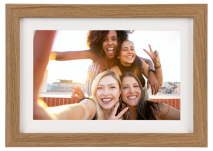 Exibel digital fotoramme 10,1 tommer med wifi