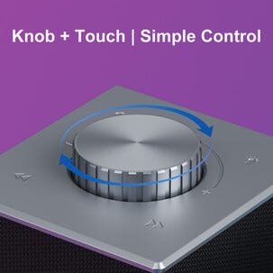 Exibel gaminghögtalare RGB Bluetooth, 2×5 W