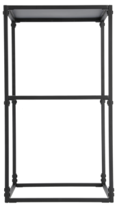 Avlastningsbord metall, 37 × 34 cm