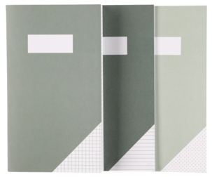 Anteckningsböcker mix 3-pack, FSC-märkt