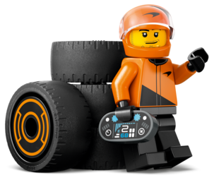 LEGO City 60442 F1-kuljettaja ja McLaren-kilpa-auto, yli 6-vuotiaille