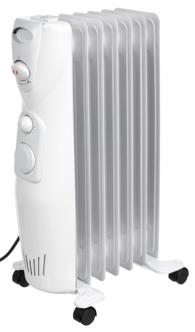 Oljefyllt element med hjul