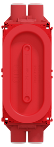 Apparatdosa dubbel ELKO Flexi+ 2-facks 