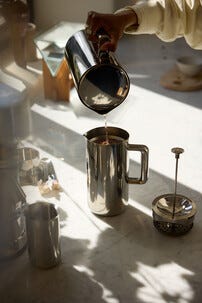 Aarke French Press presskanne 1 liter i rustfritt stål