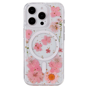 Anmiki mobildeksel Flower for iPhone 17e / 16e / 15 / 14 / 13