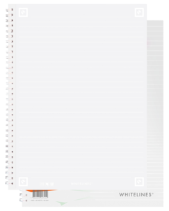 Whitelines kollegieblock A4 linjerat