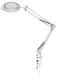 Skrivbordslampa med förstoringsglas LED