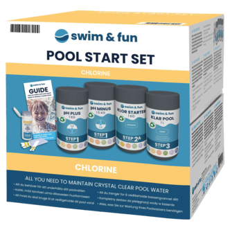 Swim & fun, startsett med kjemikalier