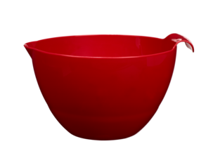 3 skålar med handtag och hällpip