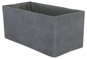 Förvaringslåda grå, vikbar, 2-pack