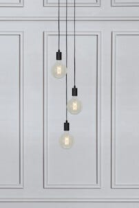 Markslöjd Sky rund taklampe svart, 25 cm