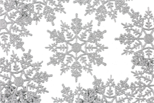 Dekorasjon Snøfnugg, 10 stk/pk