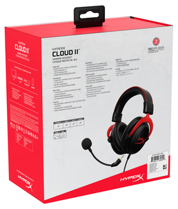 HyperX Cloud II Red gaming-headset 7.1 surroundljud