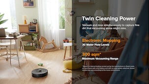 Roborock Q8 Max+ Robotti-imuri, moppitoiminto ja tyhjennysasema