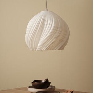 Northlight Mila taklampe 3D-design, hvit
