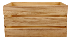 Trälåda med handtag