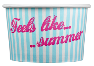 Iskrembeger med skje