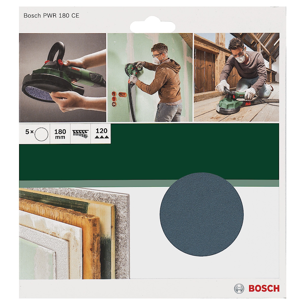 Hiomapaperi Bosch 180 mm