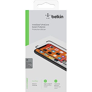 Belkin ScreenForce UltraCurve skjermbeskytter for iPhone 11 / iPhone XR
