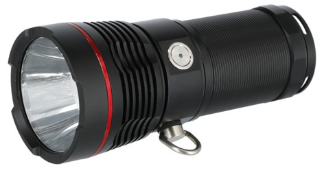 Ekstra sterk oppladbar lommelykt på 3600 lumen, IP44
