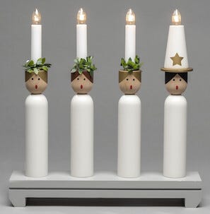 Konstsmide lysestake Luciatog