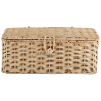 Kabelgömma rotting, kabellåda för kablar och grenuttag